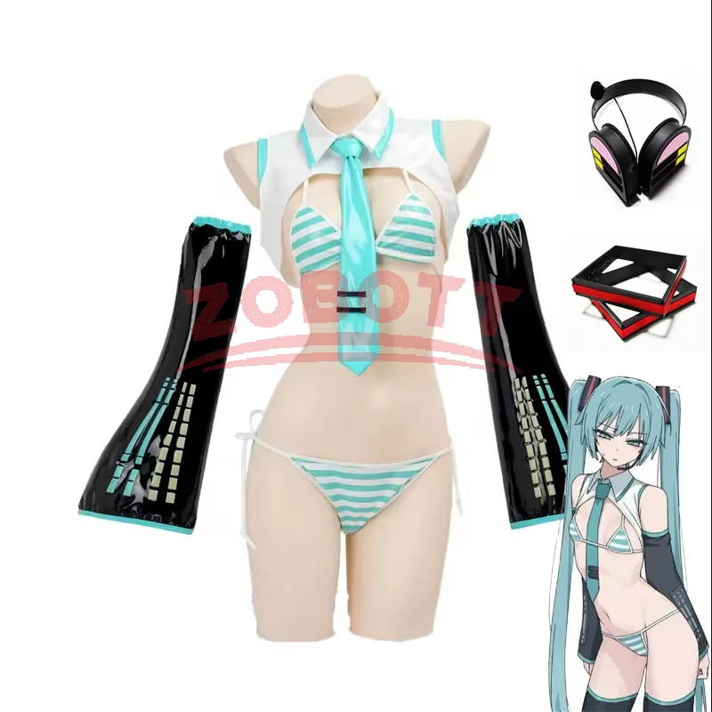 Cosplay Anime Boy - Game Miku Cosplay Miku Formula Suits