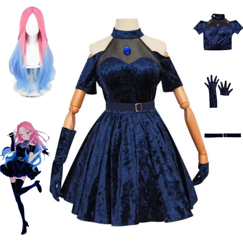 2026  Mizi Cosplay Costume Ani - Anime Cosplay Blue Hair 评论和价格