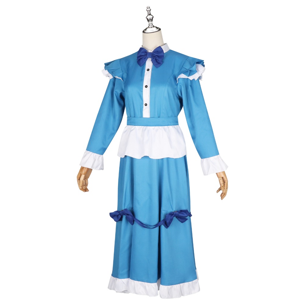 Poppy Red Hair Cosplay Costume - Anime Cosplay Blue Hair 评论和价格