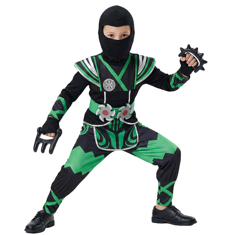 Japanese Ninja Costume Set for - Cosplay Anime Boy 评论和价格