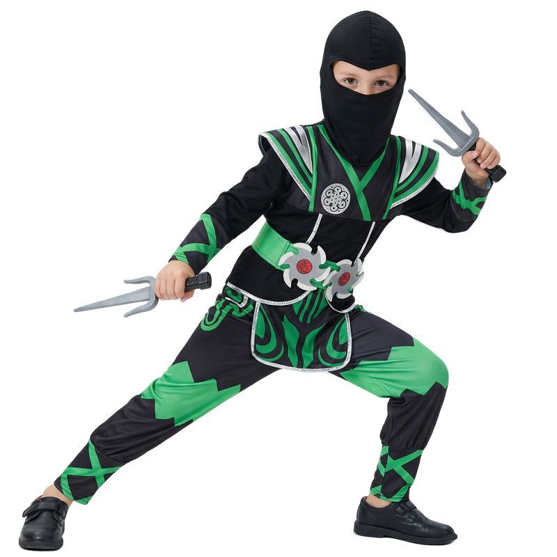 Japanese Ninja Costume Set for - Cosplay Anime Boy 评论和价格