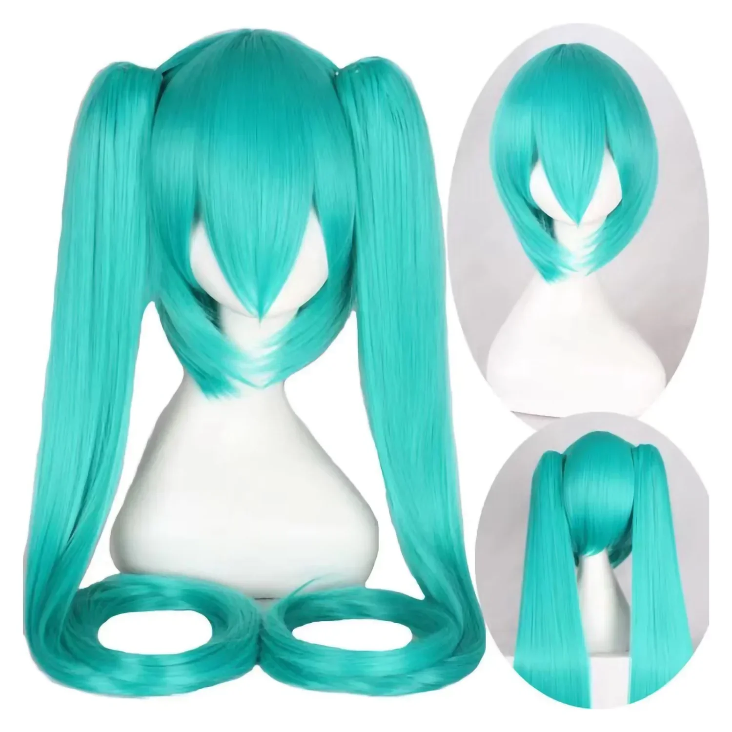2026 Miku Cosplay Wig 105cm Lo - Anime Cosplay Blue Hair 评论和价格