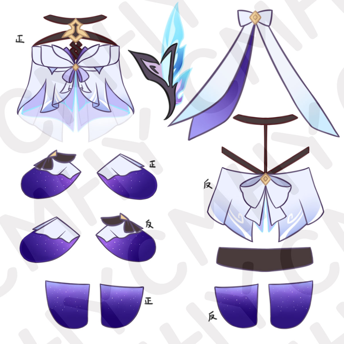 Game Genshin Impact Skirk Cat  - Anime Cosplay Clothes 评论和价格
