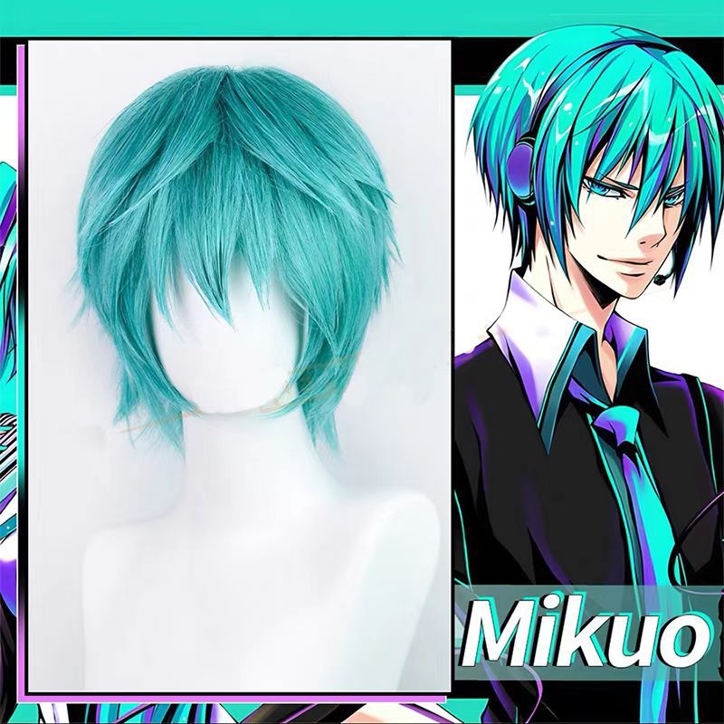 Mikuo Cosplay Wig Anime Miku B - Anime Cosplay Blue Hair 评论和价格