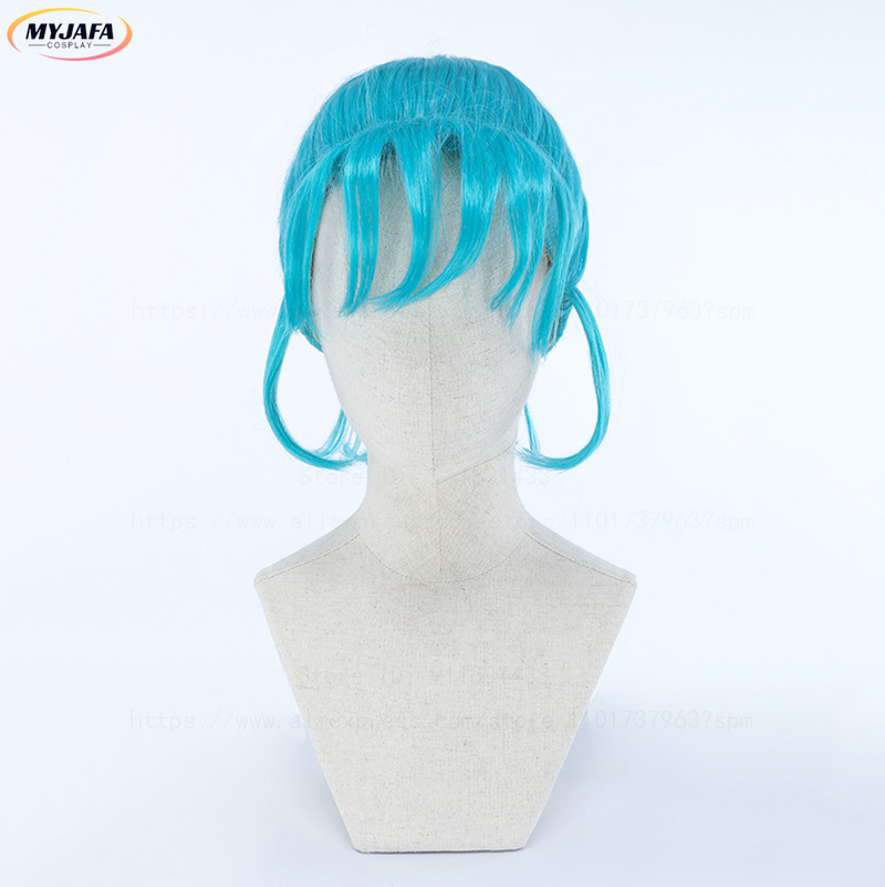 Bulma Cosplay Wig Buruma Wig B - Anime Cosplay Blue Hair 评论和价格