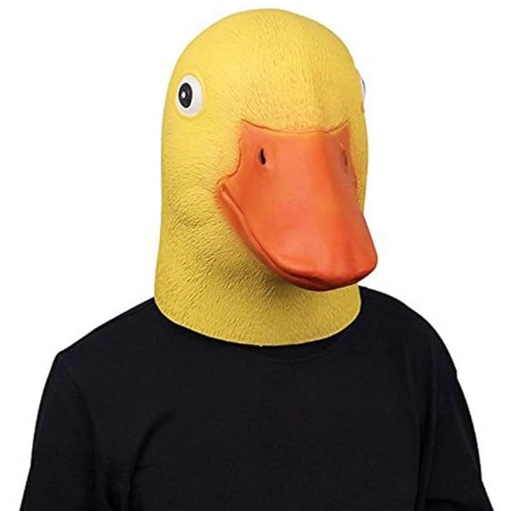 Novelty Yellow Duck Head Mask  - Anime Cosplay Pics 评论和价格